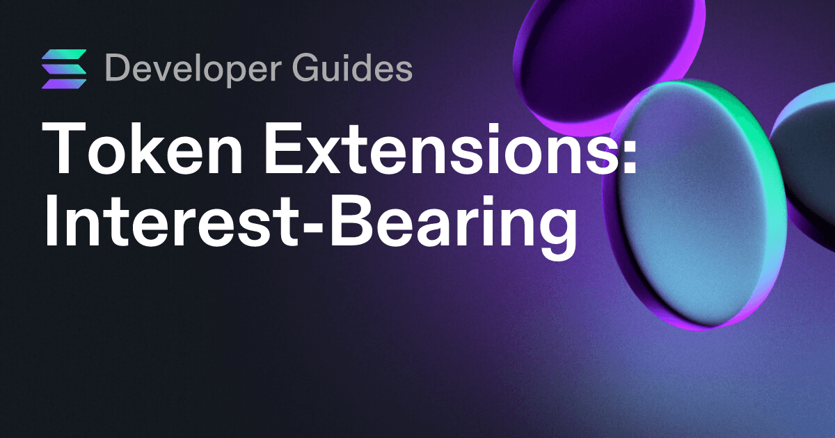 How to use the Interest-Bearing extension