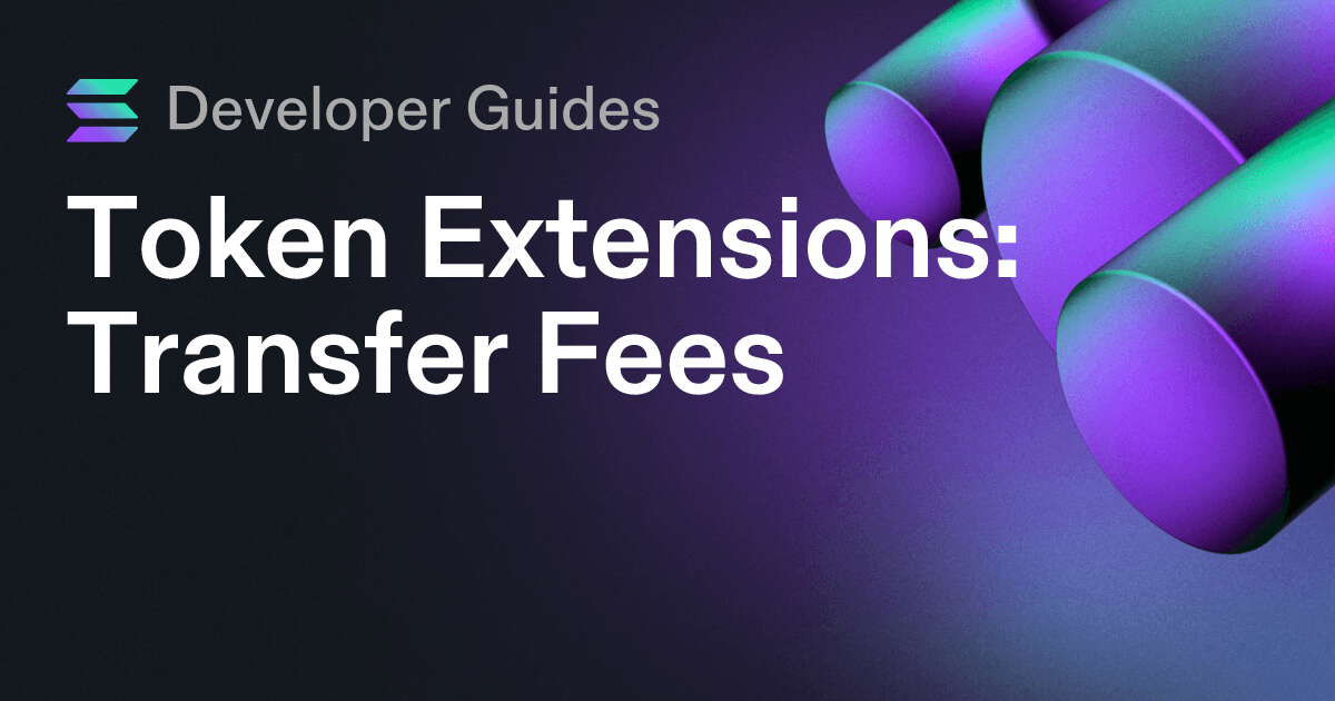 How to use the Transfer Fee extension